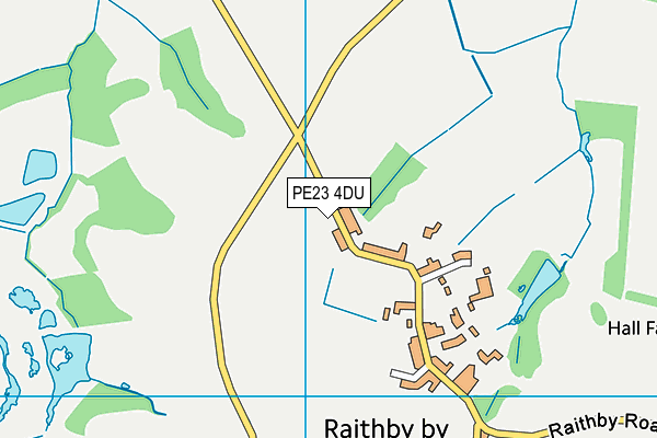 PE23 4DU map - OS VectorMap District (Ordnance Survey) PE23 4DU map - OS VectorMap District (Ordnance Survey)