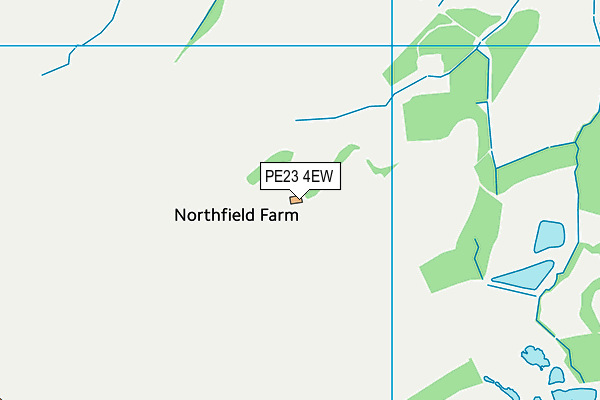 PE23 4EW map - OS VectorMap District (Ordnance Survey) PE23 4EW map - OS VectorMap District (Ordnance Survey)