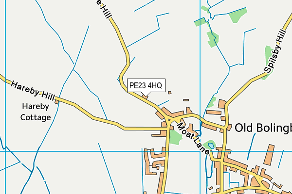PE23 4HQ map - OS VectorMap District (Ordnance Survey) PE23 4HQ map - OS VectorMap District (Ordnance Survey)