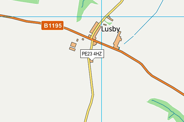 PE23 4HZ map - OS VectorMap District (Ordnance Survey) PE23 4HZ map - OS VectorMap District (Ordnance Survey)