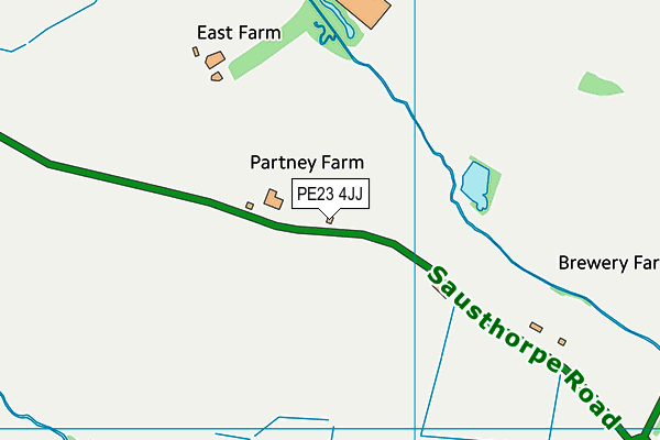 PE23 4JJ map - OS VectorMap District (Ordnance Survey) PE23 4JJ map - OS VectorMap District (Ordnance Survey)