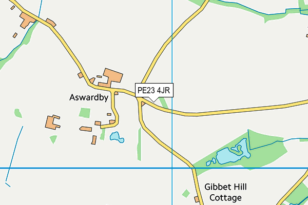 PE23 4JR map - OS VectorMap District (Ordnance Survey) PE23 4JR map - OS VectorMap District (Ordnance Survey)