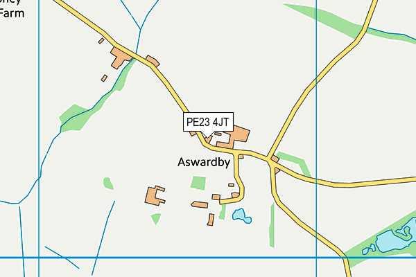 PE23 4JT map - OS VectorMap District (Ordnance Survey) PE23 4JT map - OS VectorMap District (Ordnance Survey)