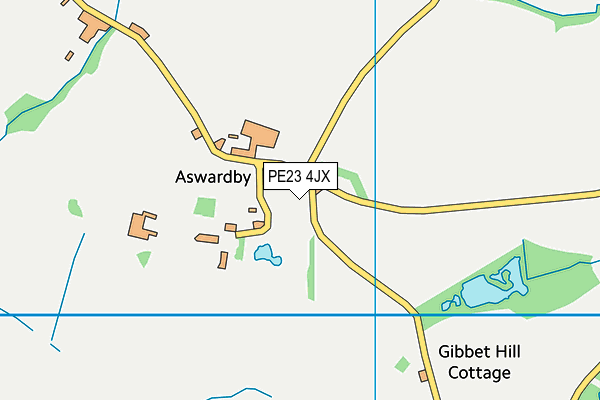 PE23 4JX map - OS VectorMap District (Ordnance Survey) PE23 4JX map - OS VectorMap District (Ordnance Survey)