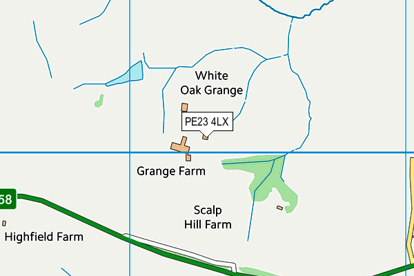 PE23 4LX map - OS VectorMap District (Ordnance Survey) PE23 4LX map - OS VectorMap District (Ordnance Survey)