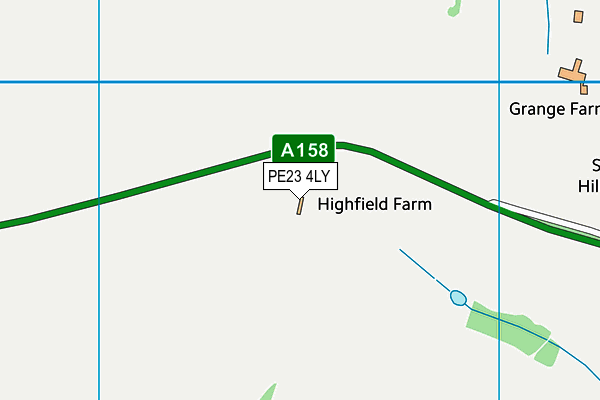 PE23 4LY map - OS VectorMap District (Ordnance Survey) PE23 4LY map - OS VectorMap District (Ordnance Survey)