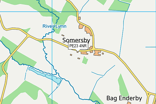 PE23 4NR map - OS VectorMap District (Ordnance Survey) PE23 4NR map - OS VectorMap District (Ordnance Survey)