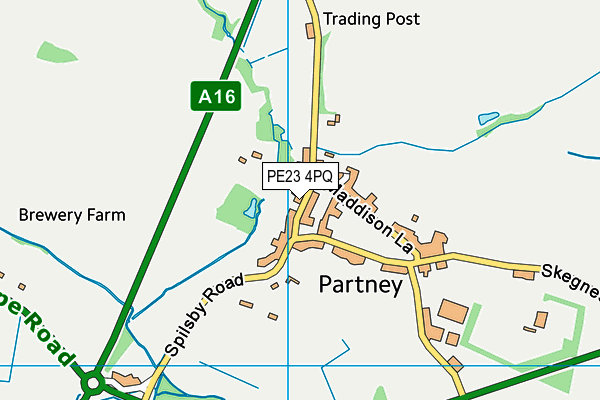 PE23 4PQ map - OS VectorMap District (Ordnance Survey) PE23 4PQ map - OS VectorMap District (Ordnance Survey)