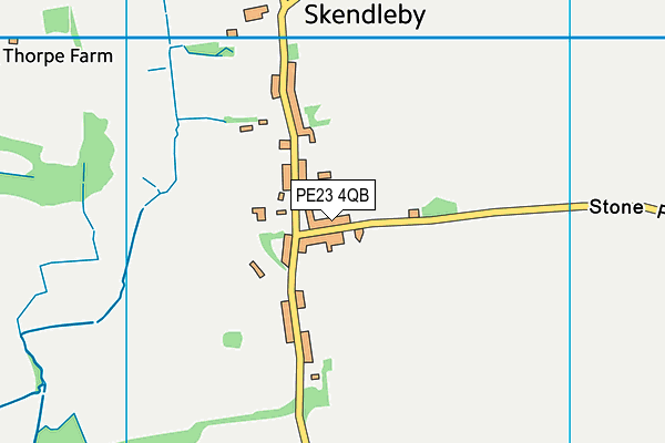 PE23 4QB map - OS VectorMap District (Ordnance Survey) PE23 4QB map - OS VectorMap District (Ordnance Survey)