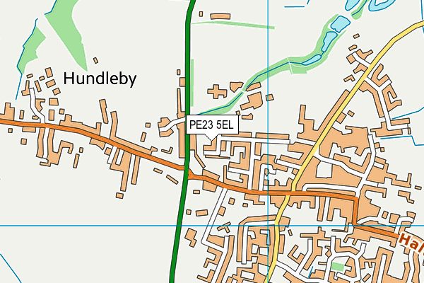 PE23 5EL map - OS VectorMap District (Ordnance Survey) PE23 5EL map - OS VectorMap District (Ordnance Survey)
