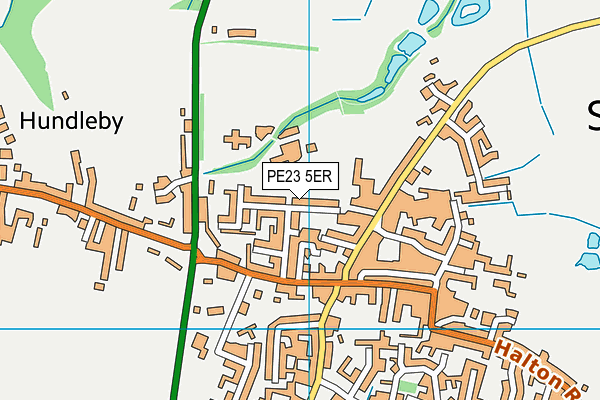 PE23 5ER map - OS VectorMap District (Ordnance Survey) PE23 5ER map - OS VectorMap District (Ordnance Survey)