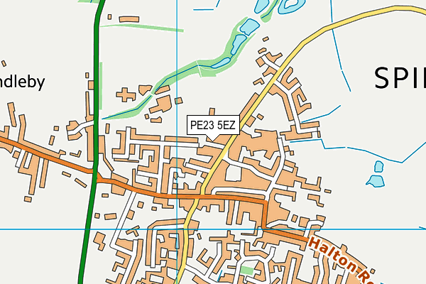 PE23 5EZ map - OS VectorMap District (Ordnance Survey) PE23 5EZ map - OS VectorMap District (Ordnance Survey)
