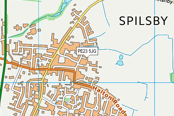 PE23 5JG map - OS VectorMap District (Ordnance Survey) PE23 5JG map - OS VectorMap District (Ordnance Survey)