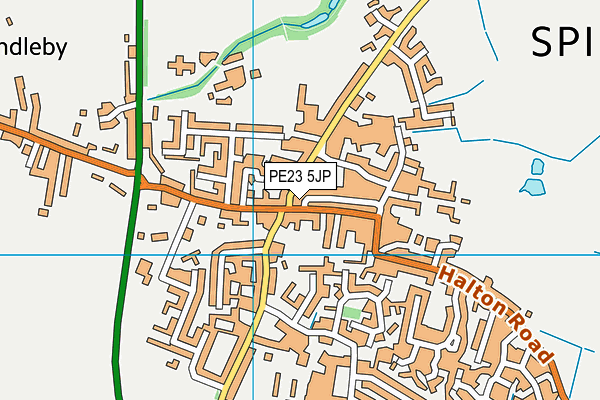 PE23 5JP map - OS VectorMap District (Ordnance Survey) PE23 5JP map - OS VectorMap District (Ordnance Survey)