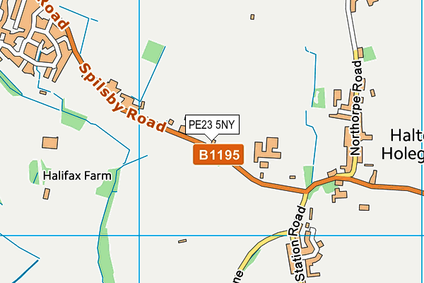 PE23 5NY map - OS VectorMap District (Ordnance Survey) PE23 5NY map - OS VectorMap District (Ordnance Survey)