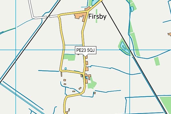 PE23 5QJ map - OS VectorMap District (Ordnance Survey) PE23 5QJ map - OS VectorMap District (Ordnance Survey)