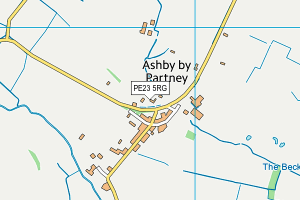 PE23 5RG map - OS VectorMap District (Ordnance Survey) PE23 5RG map - OS VectorMap District (Ordnance Survey)