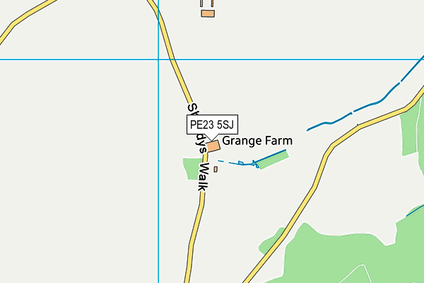 PE23 5SJ map - OS VectorMap District (Ordnance Survey) PE23 5SJ map - OS VectorMap District (Ordnance Survey)