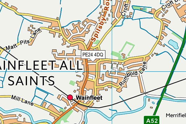 PE24 4DQ map - OS VectorMap District (Ordnance Survey) PE24 4DQ map - OS VectorMap District (Ordnance Survey)