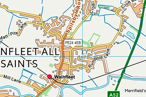 PE24 4EB map - OS VectorMap District (Ordnance Survey) PE24 4EB map - OS VectorMap District (Ordnance Survey)