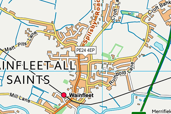 PE24 4EP map - OS VectorMap District (Ordnance Survey) PE24 4EP map - OS VectorMap District (Ordnance Survey)