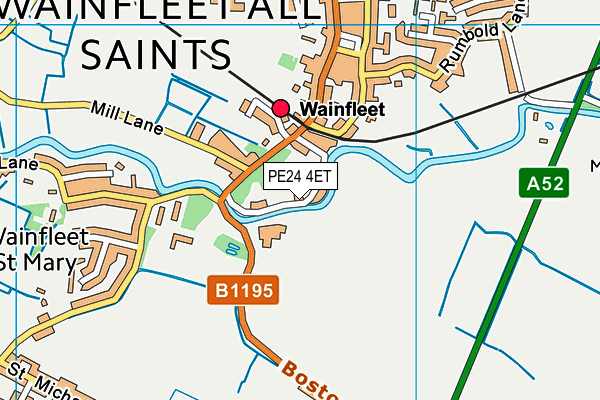 PE24 4ET map - OS VectorMap District (Ordnance Survey) PE24 4ET map - OS VectorMap District (Ordnance Survey)
