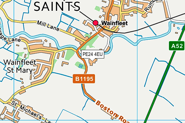 PE24 4EU map - OS VectorMap District (Ordnance Survey) PE24 4EU map - OS VectorMap District (Ordnance Survey)