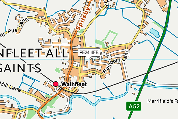 PE24 4FB map - OS VectorMap District (Ordnance Survey) PE24 4FB map - OS VectorMap District (Ordnance Survey)