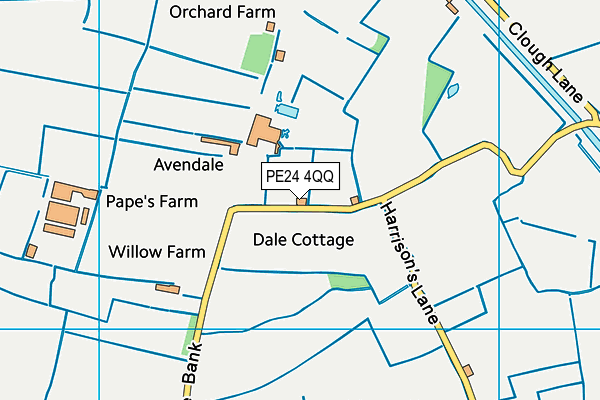 PE24 4QQ map - OS VectorMap District (Ordnance Survey) PE24 4QQ map - OS VectorMap District (Ordnance Survey)