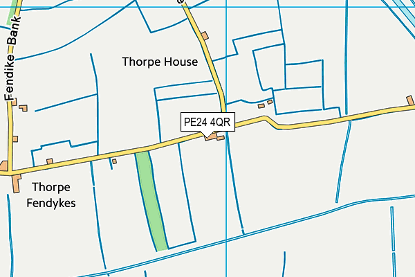 PE24 4QR map - OS VectorMap District (Ordnance Survey) PE24 4QR map - OS VectorMap District (Ordnance Survey)