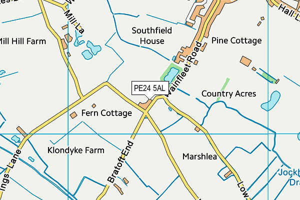 PE24 5AL map - OS VectorMap District (Ordnance Survey) PE24 5AL map - OS VectorMap District (Ordnance Survey)