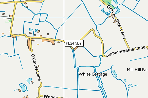 PE24 5BY map - OS VectorMap District (Ordnance Survey) PE24 5BY map - OS VectorMap District (Ordnance Survey)