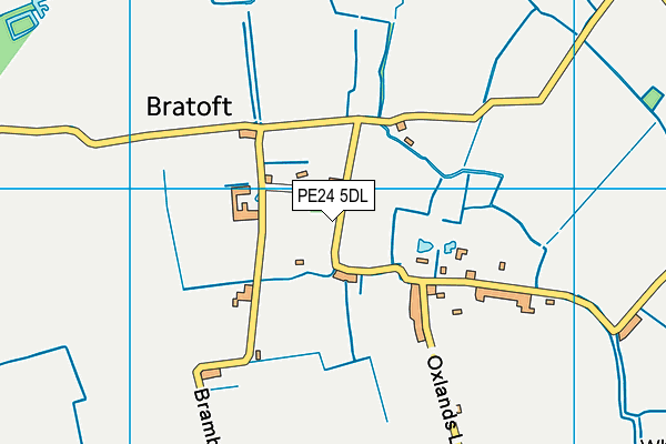 PE24 5DL map - OS VectorMap District (Ordnance Survey) PE24 5DL map - OS VectorMap District (Ordnance Survey)