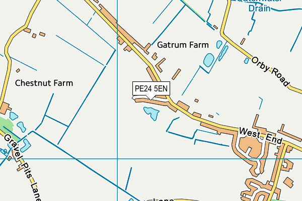 PE24 5EN map - OS VectorMap District (Ordnance Survey) PE24 5EN map - OS VectorMap District (Ordnance Survey)