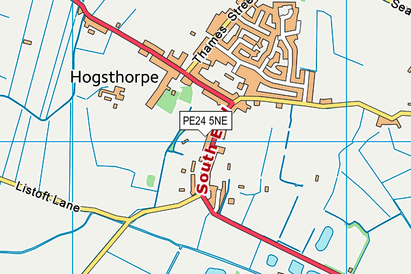 PE24 5NE map - OS VectorMap District (Ordnance Survey) PE24 5NE map - OS VectorMap District (Ordnance Survey)