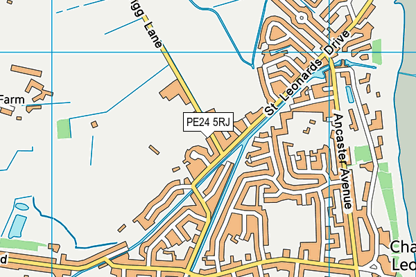 PE24 5RJ map - OS VectorMap District (Ordnance Survey) PE24 5RJ map - OS VectorMap District (Ordnance Survey)