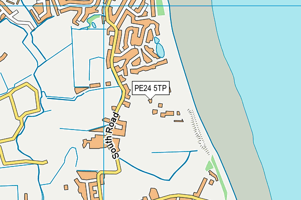 PE24 5TP map - OS VectorMap District (Ordnance Survey)