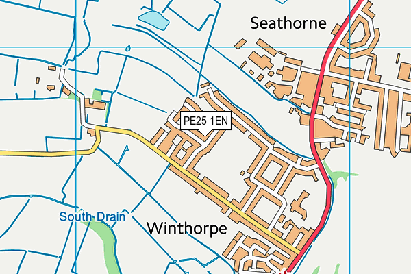 PE25 1EN map - OS VectorMap District (Ordnance Survey) PE25 1EN map - OS VectorMap District (Ordnance Survey)