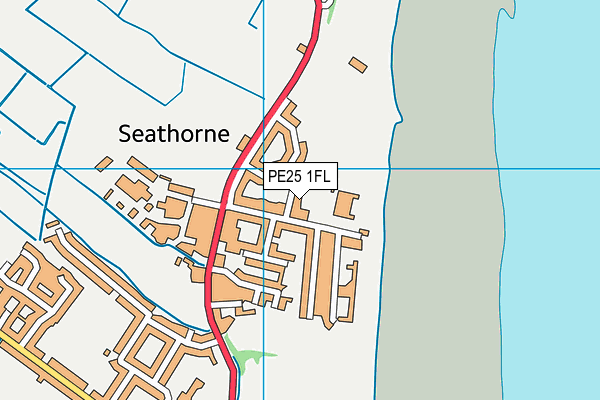 PE25 1FL map - OS VectorMap District (Ordnance Survey) PE25 1FL map - OS VectorMap District (Ordnance Survey)