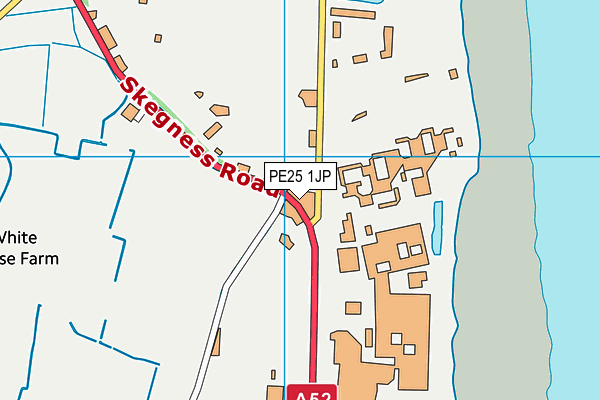 PE25 1JP map - OS VectorMap District (Ordnance Survey) PE25 1JP map - OS VectorMap District (Ordnance Survey)