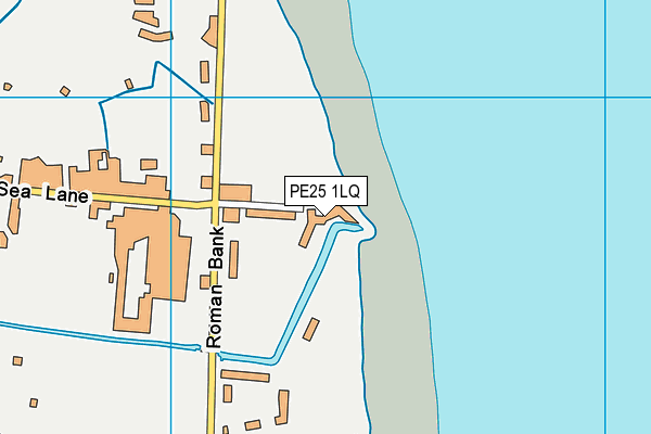 PE25 1LQ map - OS VectorMap District (Ordnance Survey) PE25 1LQ map - OS VectorMap District (Ordnance Survey)