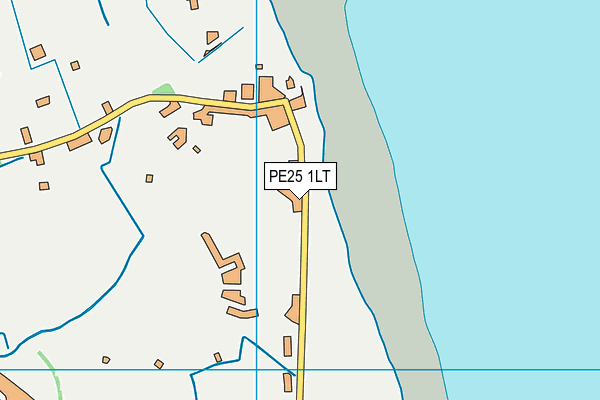 PE25 1LT map - OS VectorMap District (Ordnance Survey) PE25 1LT map - OS VectorMap District (Ordnance Survey)