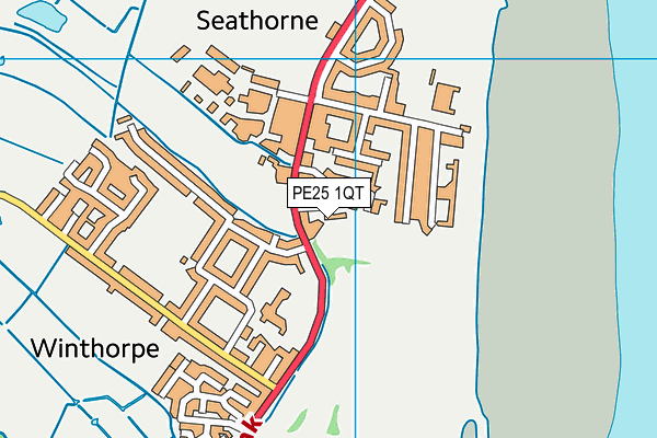 PE25 1QT map - OS VectorMap District (Ordnance Survey) PE25 1QT map - OS VectorMap District (Ordnance Survey)