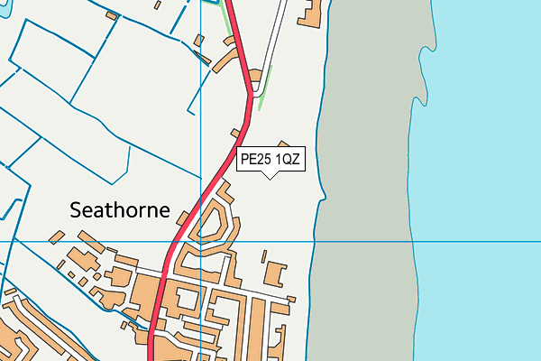 PE25 1QZ map - OS VectorMap District (Ordnance Survey) PE25 1QZ map - OS VectorMap District (Ordnance Survey)