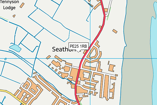 PE25 1RB map - OS VectorMap District (Ordnance Survey) PE25 1RB map - OS VectorMap District (Ordnance Survey)