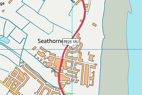 PE25 1RJ map - OS VectorMap District (Ordnance Survey) PE25 1RJ map - OS VectorMap District (Ordnance Survey)