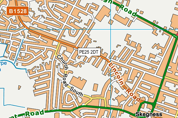 PE25 2DT map - OS VectorMap District (Ordnance Survey) PE25 2DT map - OS VectorMap District (Ordnance Survey)