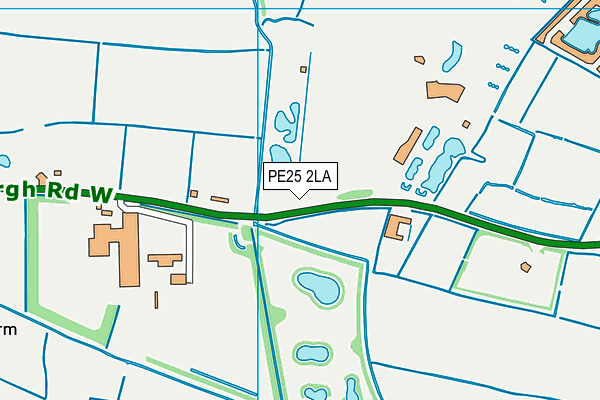 PE25 2LA map - OS VectorMap District (Ordnance Survey) PE25 2LA map - OS VectorMap District (Ordnance Survey)