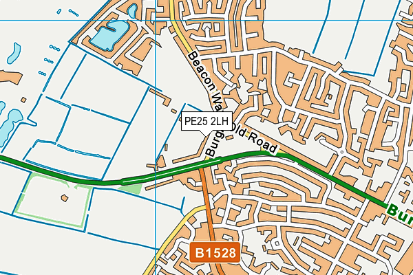 PE25 2LH map - OS VectorMap District (Ordnance Survey) PE25 2LH map - OS VectorMap District (Ordnance Survey)