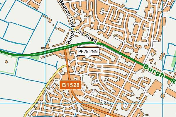 PE25 2NN map - OS VectorMap District (Ordnance Survey) PE25 2NN map - OS VectorMap District (Ordnance Survey)